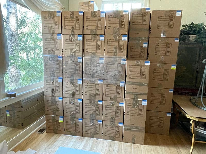 Contents cleaning and pack-back services — Colorado